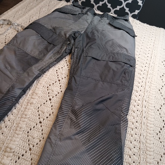 Vtg‎ Mens M Body Glove Snowboarding Ski Pants Snow Black White Stripes Retro Y2K - Picture 15 of 15